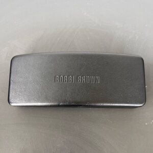 Bobbi Brown Black Leather Eyewear Case Great Condition